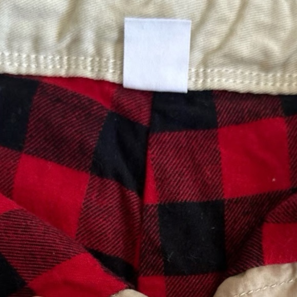 Gap 4T boys plaid flannel lined pants - Picture 2 of 2